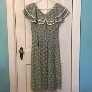 Ladies polka dot summer dress